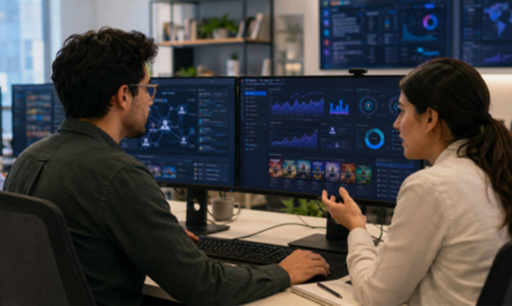 Equipo-revisa-datos-en-una-oficina-moderna